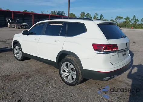 2021 Volkswagen Atlas 3.6L V6 Se W/Technology from USA, damaged, VIN 1V2JR2CA4MC609542